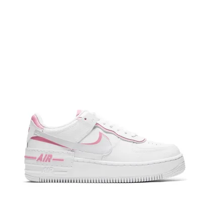 Nike WMNS Air Force 1 Shadow Low (Weiß / Rosa)