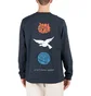 Parra Sad Cat System Bird L/S T-Shirt (Navy)