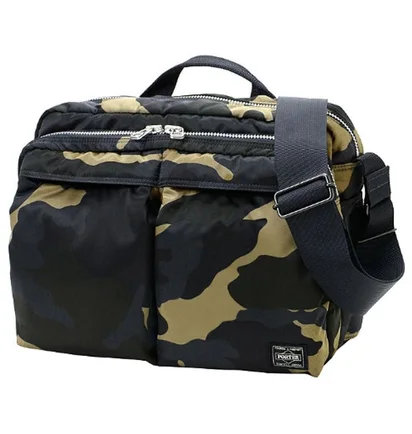 Porter by Yoshida Counter Shade 2way Shoulder Bag (Woodland Khaki)