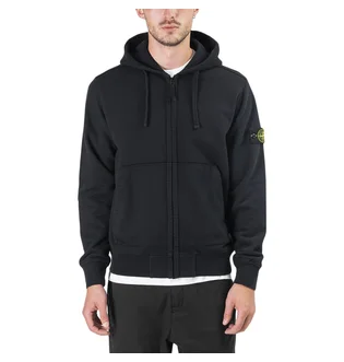 Stone Island Full Zip Hooded Sweat (Navy)