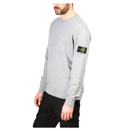 Stone Island Garment Dyed Crew Sweat (Grau)