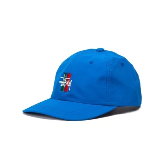 Stüssy Bars Logo Low Pro Cap (Blau)