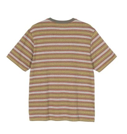 Stüssy Ombre Stripe Tee (Olive)