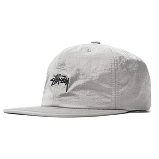 Stüssy Stock Nylon Strapback Cap (Silber)