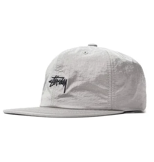 Stüssy Stock Nylon Strapback Cap (Silber)