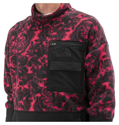 The North Face M ¬¥94 Rage Classic Fleece Pullover (Rosa / Rot / Schwarz)