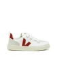 Veja Kids V-10 Velcro CWL (Weiß / Rot)
