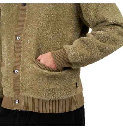 Fucking Awesome Big Night Out Cardigan (Olive)