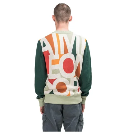 Aimé Leon Dore Blown Print Knit Sweater (Multi)