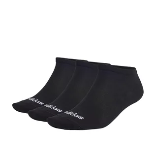 adidas Thin Linear Low-Cut Socken, 3 Paar (Schwarz)