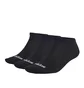 adidas Thin Linear Low-Cut Socken, 3 Paar (Schwarz)