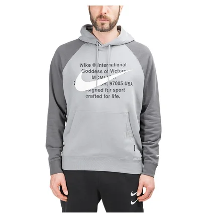 Nike Swoosh Hoodie (Grau)
