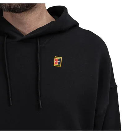 NikeCourt Tennis Hoodie (Schwarz)