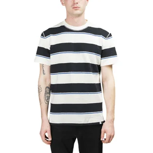 Norse Projects Johannes Textured Stripe Tee (Dunkelblau)