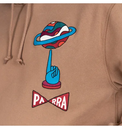 Parra World Balance Hooded Sweatshirt (Braun)