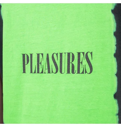 Pleasures Breathe Split Dye T-Shirt (Schwarz / Grün)
