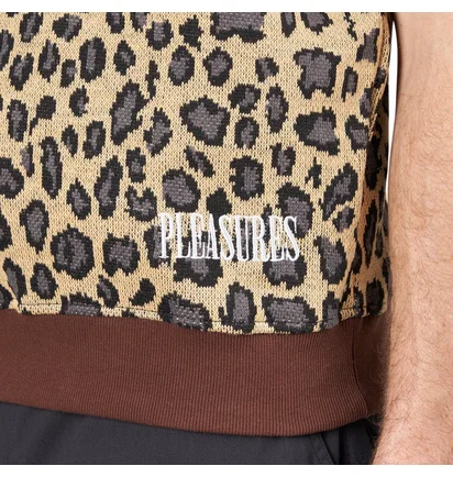 Pleasures Survival Sweater Vest (Braun)