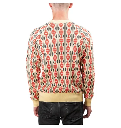 Aimé Leon Dore Carpet Knit Crewneck (Gelb / Rot)