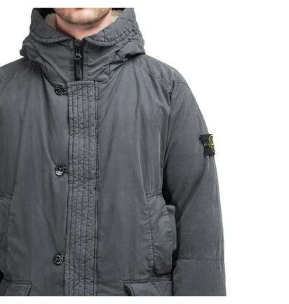Stone Island Fili Resinata Down Jacket (Anthrazit)