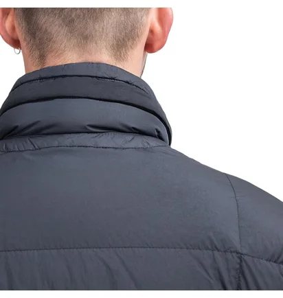Stone Island Garment Dyed Nylon Down Jacket (Navy)