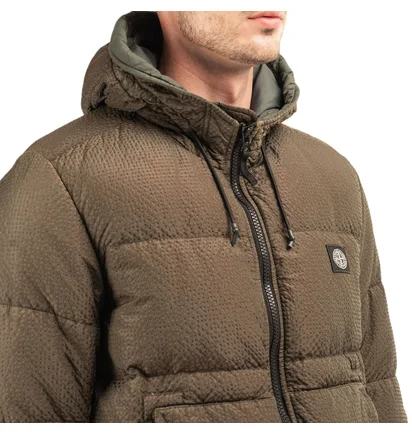 Stone Island Poly-Colour Frame Down-TC Jacket (Braun)
