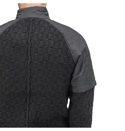 Stone Island Shadow Project Convertible Knit Jacket (Schwarz)