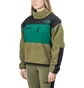 The North Face WMNS Steep Tech Fleece Pullover (Khaki / Schwarz)