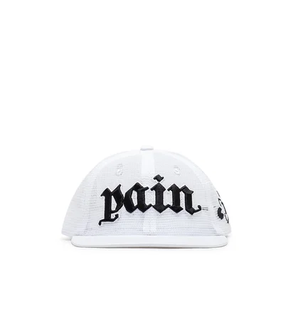The Trilogy Tapes TTT Pain All-Over Mesh Trucker 6-Panel (Weiss)
