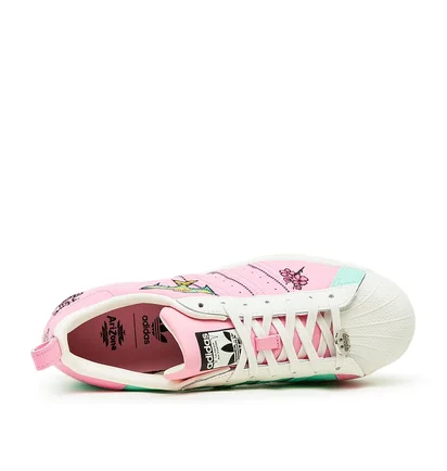 adidas x Arizona Iced Tea Superstar (Hellgrün / Pink)