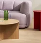 Hay Slit Table Wood Round XL (Braun)