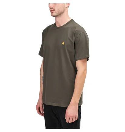 Carhartt WIP S/S Chase T-Shirt (Dunkelgrün)