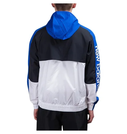 New Balance Athletics Windbreaker (Blau / Weiß)