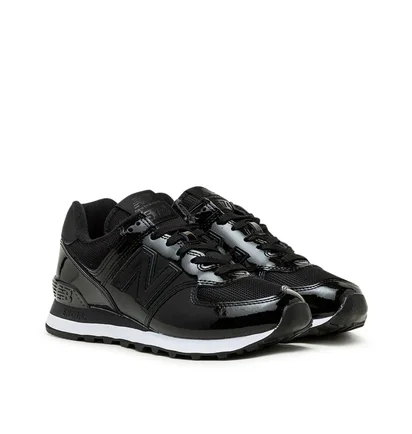 New Balance WL574 TA2 Glossy Pack (Schwarz)