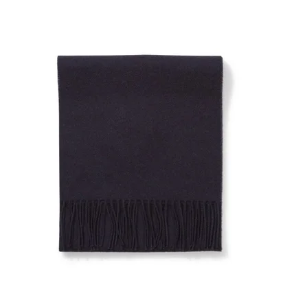 Norse Projects Norse x Johnstons Lambswool Scarf (Navy)
