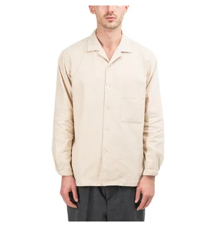 Snow Peak Organic Cotton Suede Shirt (Cream)