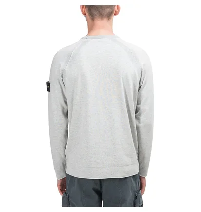 Stone Island Reversible Knit Pullover (Hellgrau)