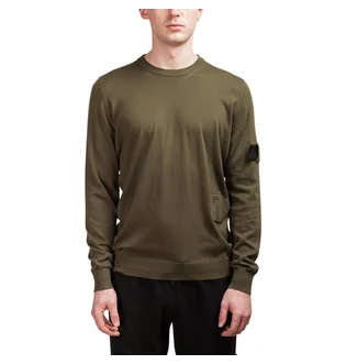 Stone Island Shadow Project Cotton Sweat Shirt (Olive)