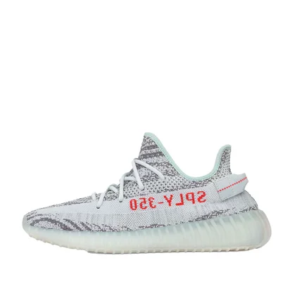 adidas YEEZY BOOST 350 V2 'Blue Tint' (Blau/ Grau/ Rot)
